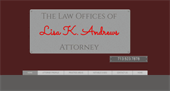 Desktop Screenshot of lisaandrewslaw.com